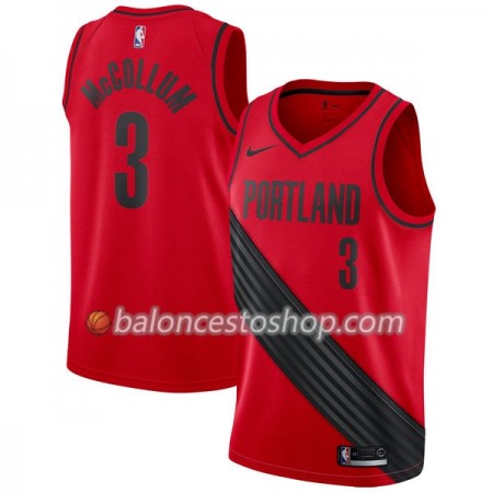Camiseta Hombre NBA Portland Trail Blazers CJ McCollum 3 Nike 2017-18 Rojo Swingman Camiseta Hombre NBA Portland Trail Blazers CJ McCollum 3 Nike 2017-18 Rojo Swingman